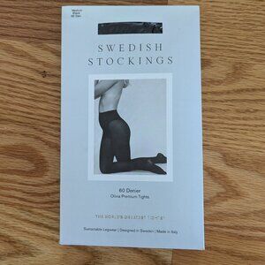 Swedish Stockings zero emissions zero waste semi-opaque black tights